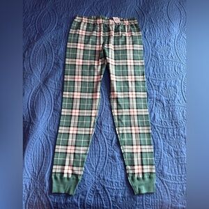 Hanna Andersson Green Plaid Lounge Pants
